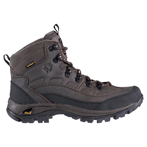 JACK WOLFSKIN MEN SOLID TRAIL TEXAPORE MOCCA